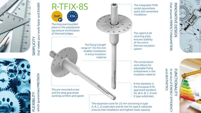 TFIX 8S – The Most Multi-Functional Facade Fixings