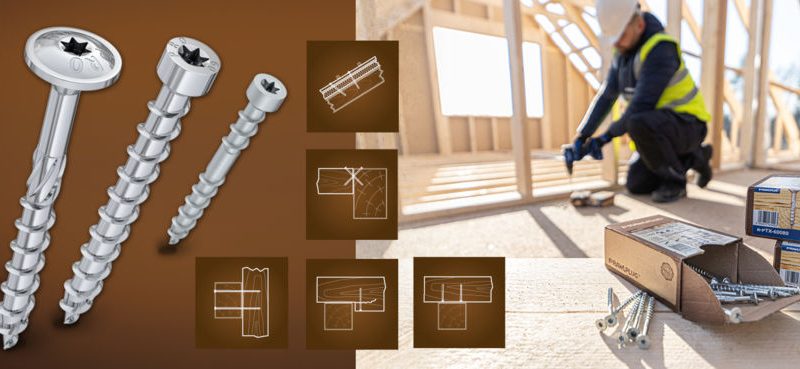 Rawlplug PROCUT – innovative screws for timber structures